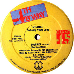 Nuance / Vikki Love Loveride USED VINYL 12INCH 45 RPM STEREO