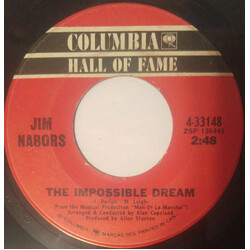 Jim Nabors The Impossible Dream / Time After Time USED VINYL 7INCH 45 RPM SINGLE REISSUE