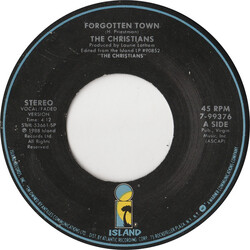 The Christians Forgotten Town USED VINYL 7INCH 45 RPM SINGLE STEREO