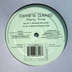 Dixie's Gang Party Time USED VINYL 12INCH 45 RPM