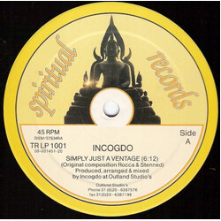 Incogdo Simply Just A Ventage USED VINYL 12INCH 33 S RPM
