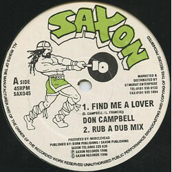 Don Campbell Find Me A Lover USED VINYL 12INCH