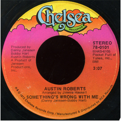Austin Roberts Something's Wrong With Me Vinyl 7" USED