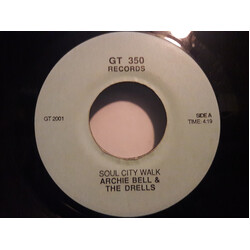 Archie Bell & The Drells / Martha Reeves & The Vandellas Soul City Walk / Third Finger Left hand USED VINYL 7INCH 45 RPM REISSUE