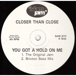 Closer Than Close You Got A Hold On Me VINYL 12" USED