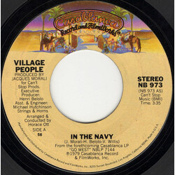 Village People In The Navy USED VINYL 7INCH 45 RPM SINGLE STYRENE