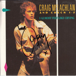 Craig McLachlan & Check 1-2 I Almost Felt Like Crying USED VINYL 7INCH 45 RPM SINGLE