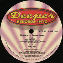 Madam / Benny Maze Deep Kemical / Limit Vinyl 12" USED