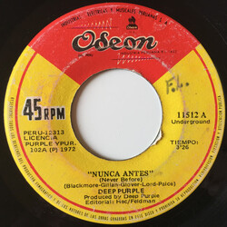 Deep Purple Nunca Antes = Never Before USED VINYL 7INCH 45 RPM SINGLE