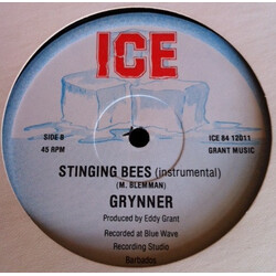 Grynner Stinging Bees USED VINYL 12INCH 45 RPM