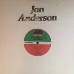 Jon Anderson All In A Matter Of Time USED VINYL 12INCH 33 S RPM PROMO
