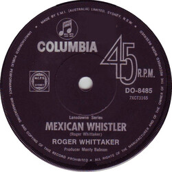 Roger Whittaker Mexican Whistler USED VINYL 7INCH 45 RPM SINGLE