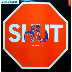 Public Enemy Shut 'Em Down USED VINYL 12INCH 45 RPM PROMO
