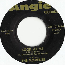 The Moments / Bloodstone Look At Me/ Natural High USED VINYL 7INCH 45 RPM SINGLE REISSUE