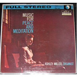 Ashley Miller Music For Peace And Meditation Vinyl LP USED