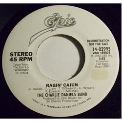 The Charlie Daniels Band Ragin' Cajun Vinyl 7" USED