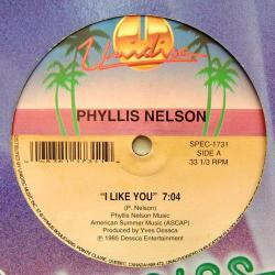 Phyllis Nelson I Like You / Don't Stop The Train USED VINYL 12INCH