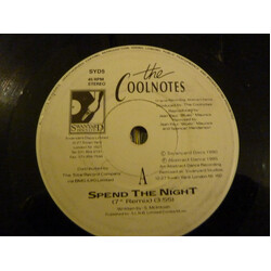 The Cool Notes Spend The Night (Remix) USED VINYL 7INCH 45 RPM