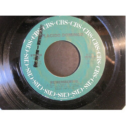 Placido Domingo Remembering / There Will Be Love USED VINYL 7INCH 45 RPM STYRENE STEREO