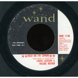 Chuck Jackson / Maxine Brown Hold On I'm Coming / Never Had It So Good USED VINYL 7INCH 45 RPM STYRENE