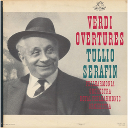Tullio Serafin / Philharmonia Orchestra / Royal Philharmonic Orchestra Verdi Overtures Vinyl LP USED