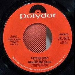 Denise McCann Tattoo Man USED VINYL 7INCH 45 RPM