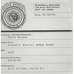 Peace Bureau Acoustic Soulful Bebop Booms VINYL 12" USED