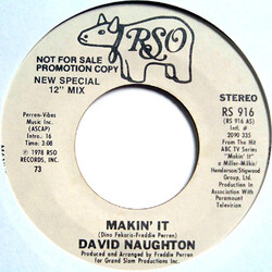 David Naughton Makin' It (New Special 12" Mix) USED VINYL 7INCH 45 RPM SINGLE PROMO