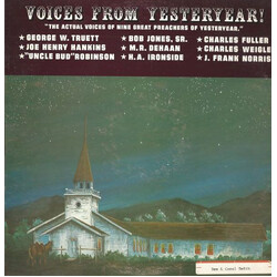 Various Voices From Yesteryear! Vinyl LP USED