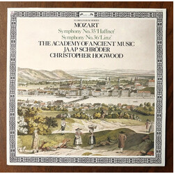 Wolfgang Amadeus Mozart / The Academy Of Ancient Music / Jaap Schröder / Christopher Hogwood Symphony No.35 'Haffner' / Symphony No.36 'Linz' Vinyl LP