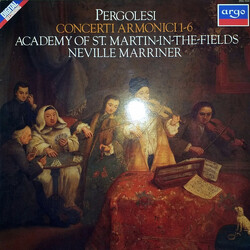 Giovanni Battista Pergolesi / The Academy Of St. Martin-in-the-Fields / Sir Neville Marriner Concerti Armonici 1-6 Vinyl LP USED