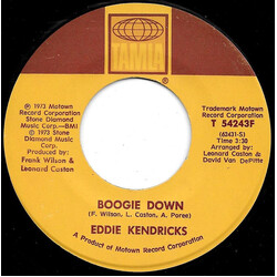 Eddie Kendricks Boogie Down USED VINYL 7INCH 45 RPM