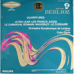 Hector Berlioz / The London Symphony Orchestra / Sir Colin Davis Ouvertures Vinyl LP USED