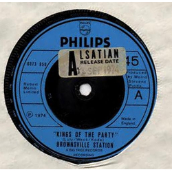 Brownsville Station Kings Of The Party Vinyl 7" USED