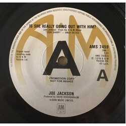 Joe Jackson Is She Really Going Out With Him? USED VINYL 7INCH 45 RPM SINGLE PROMO REISSUE