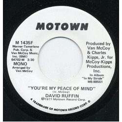 David Ruffin You're My Peace Of Mind USED VINYL 7INCH 45 RPM PROMO