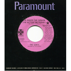 The Gents (17) The Bigger The Cushion (The Better The Pushin') / Love's Such A Beautiful Thing Vinyl 7" USED