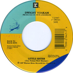 Dwight Yoakam Little Sister / Little Ways USED VINYL 7INCH 45 RPM