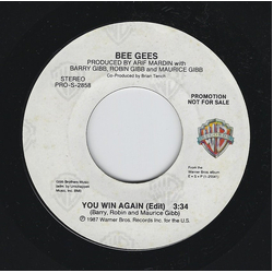 Bee Gees You Win Again (Edit) Vinyl 7" USED