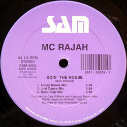 MC Rajah Doin' The House / Lyrics With A Vengeance USED VINYL 12INCH 33 S RPM