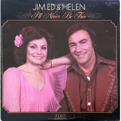 Jim Ed Brown & Helen Cornelius I'll Never Be Free Vinyl LP USED