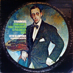Igor Stravinsky / Otto Klemperer / Philharmonia Orchestra Symphony In Three Movements & Pulcinella Suite Vinyl LP USED
