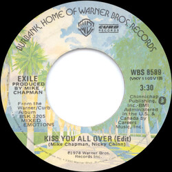 Exile (7) Kiss You All Over / Don't Do It USED VINYL 7INCH 45 RPM