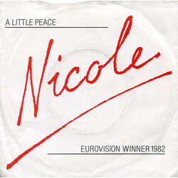 Nicole (2) A Little Peace USED VINYL 7INCH 45 RPM SINGLE STEREO