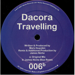 Dacora Travelling USED VINYL 12INCH 33 S RPM