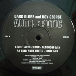 Dark Globe / Boy George Auto-Erotic USED VINYL 12INCH