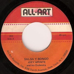 Joey Aponte And His Orchestra Salsa y Bongo / Sonrie USED VINYL 7INCH SINGLE