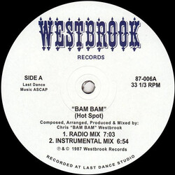Bam Bam Hot Spot USED VINYL 12INCH 33 S RPM REISSUE