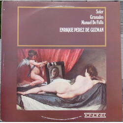 Enrique Pérez De Guzmán Soler, Granados, Manuel de Falla Vinyl LP USED