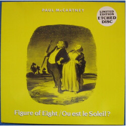 Paul McCartney Figure Of Eight / Ou Est Le Soleil? USED VINYL 12INCH 45 RPM SINGLE SIDED SINGLE ETCHED LIMITED EDITION